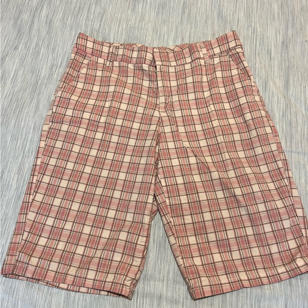 Caribbean Joe plaid shorts. Size 8.